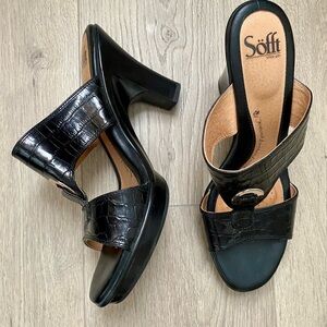 Black Heels - BARELY WORN - Size 8